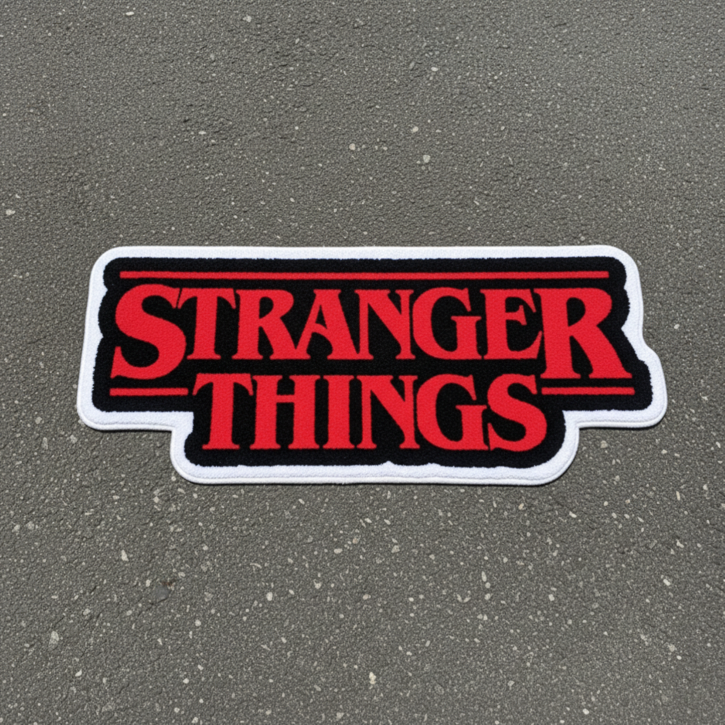 STRANGER THINGS LOGO RUG