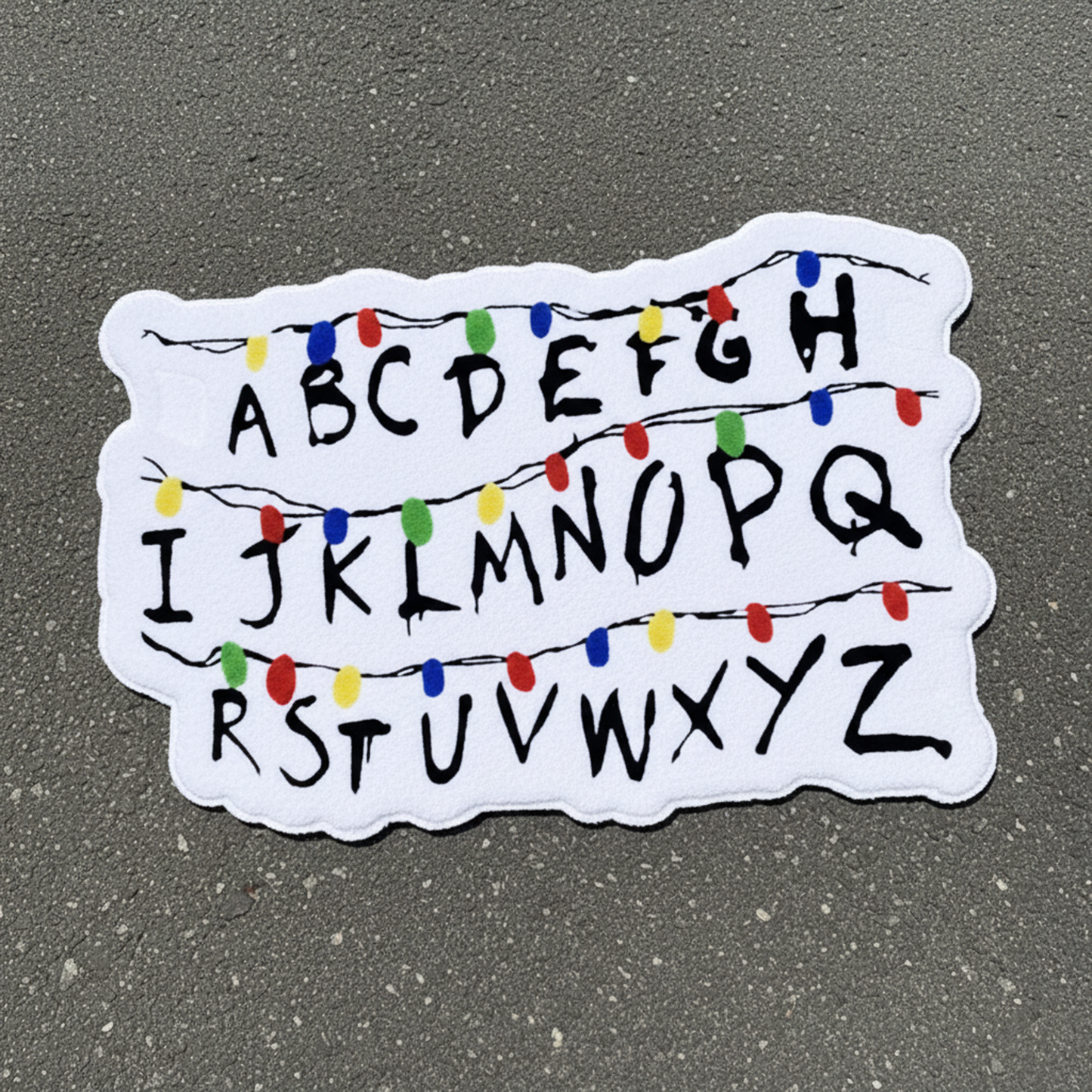 LIGHT WALL ALPHABET RUG