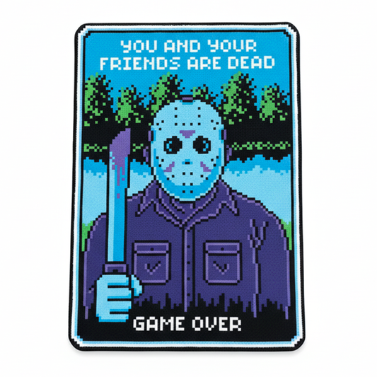 FRIDAY THE 13TH GAME OVER RUG