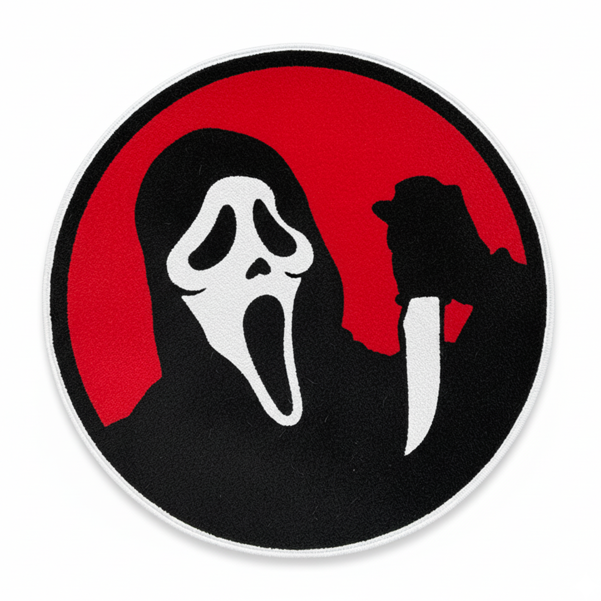 GHOSTFACE RED MOON RUG