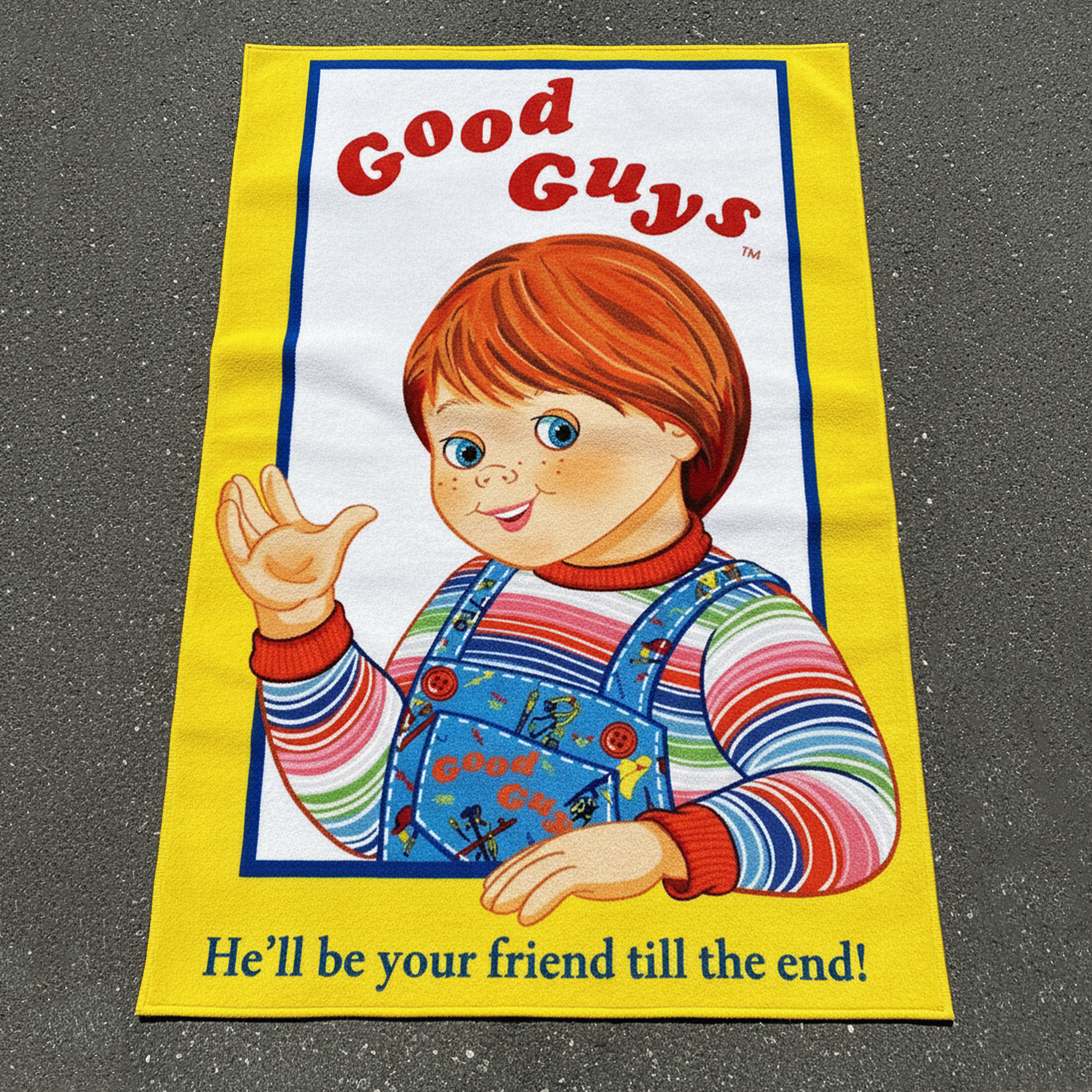 GOOD GUYS DOLL RUG